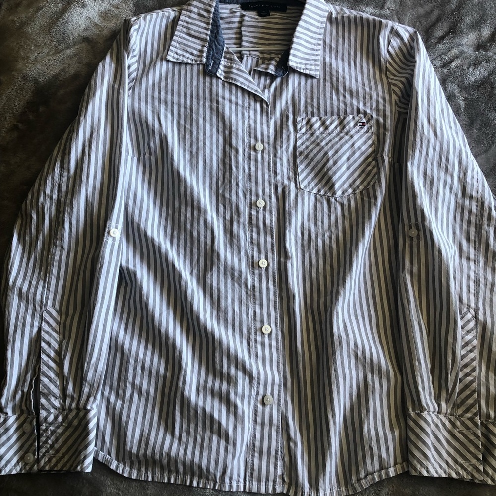Tommy Hilfiger Button Down Shirt Stripped